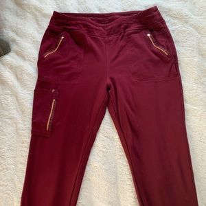 Maroon Jaanuu Scrub Set